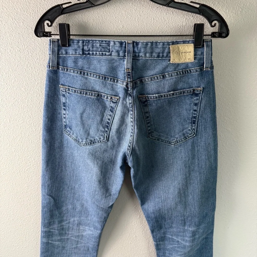 AG Ex-Boyfriend Distressed Slim Fit Jeans 22 Years Landmark Destructed Denim 25